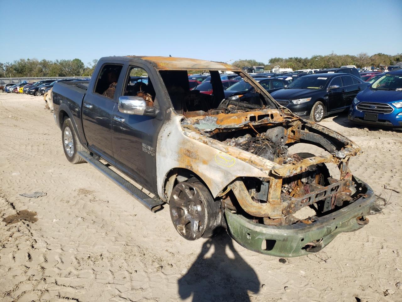 RAM 1500 LARAM 2017 with VIN 1C6RR6NMXHS645807 - Photo from auction