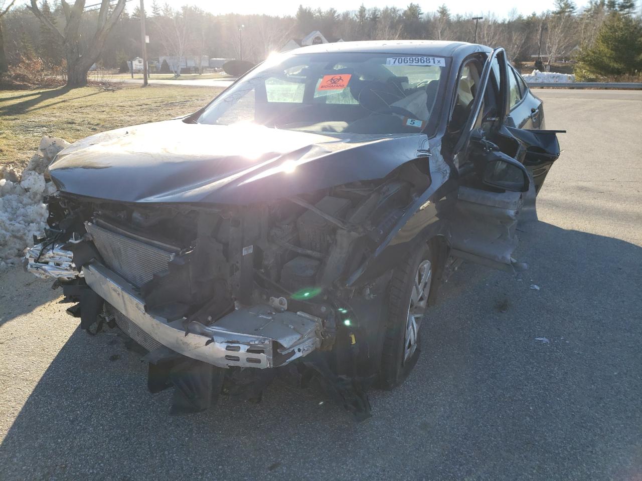 Photo 2 from auction – 2016 HONDA CIVIC LX with VIN 19XFC2F55GE000139