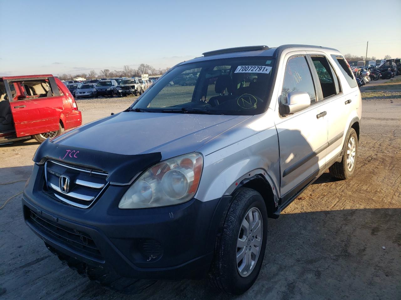 Photo 2 from auction – 2005 HONDA CR-V EX with VIN SHSRD78835U344230