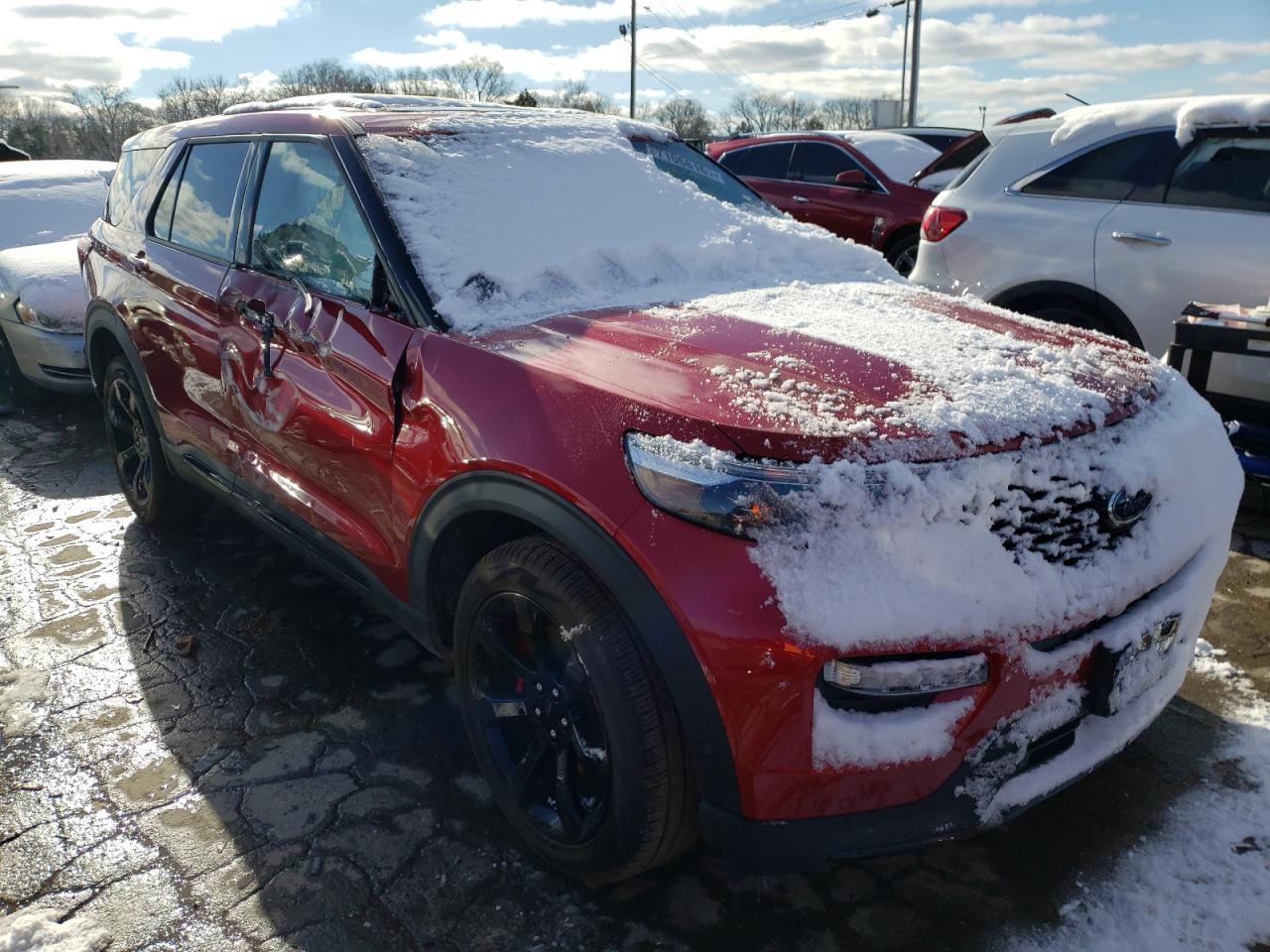 Photo 1 from auction – 2021 FORD EXPLORER S with VIN 1FM5K8GCXMGC46772