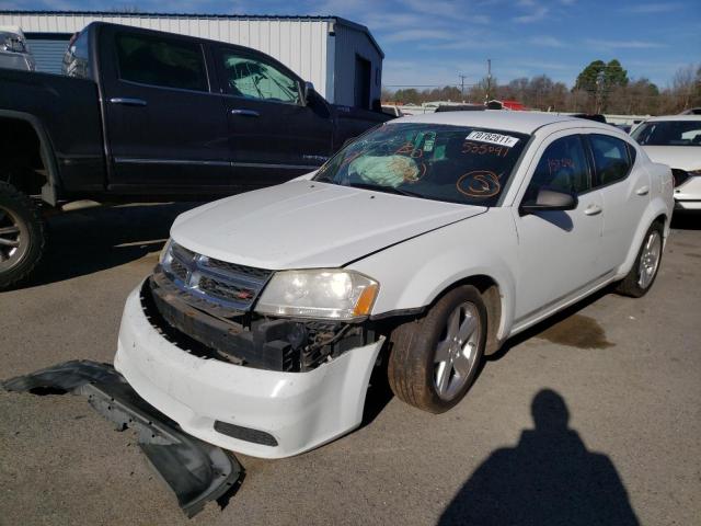 Photo 2 from auction – 2013 DODGE AVENGER SE with VIN 1C3CDZAB2DN535091