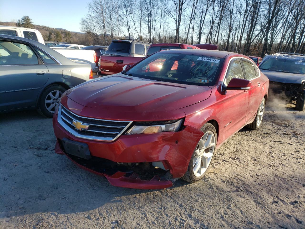 Photo 2 from auction – 2014 CHEVROLET IMPALA LT with VIN 1G1125S33EU169831