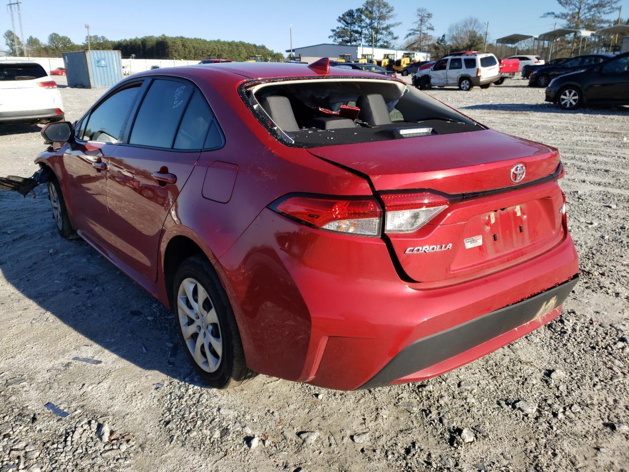 Photo 3 from auction – 2020 TOYOTA COROLLA LE with VIN JTDEPRAEXLJ086089