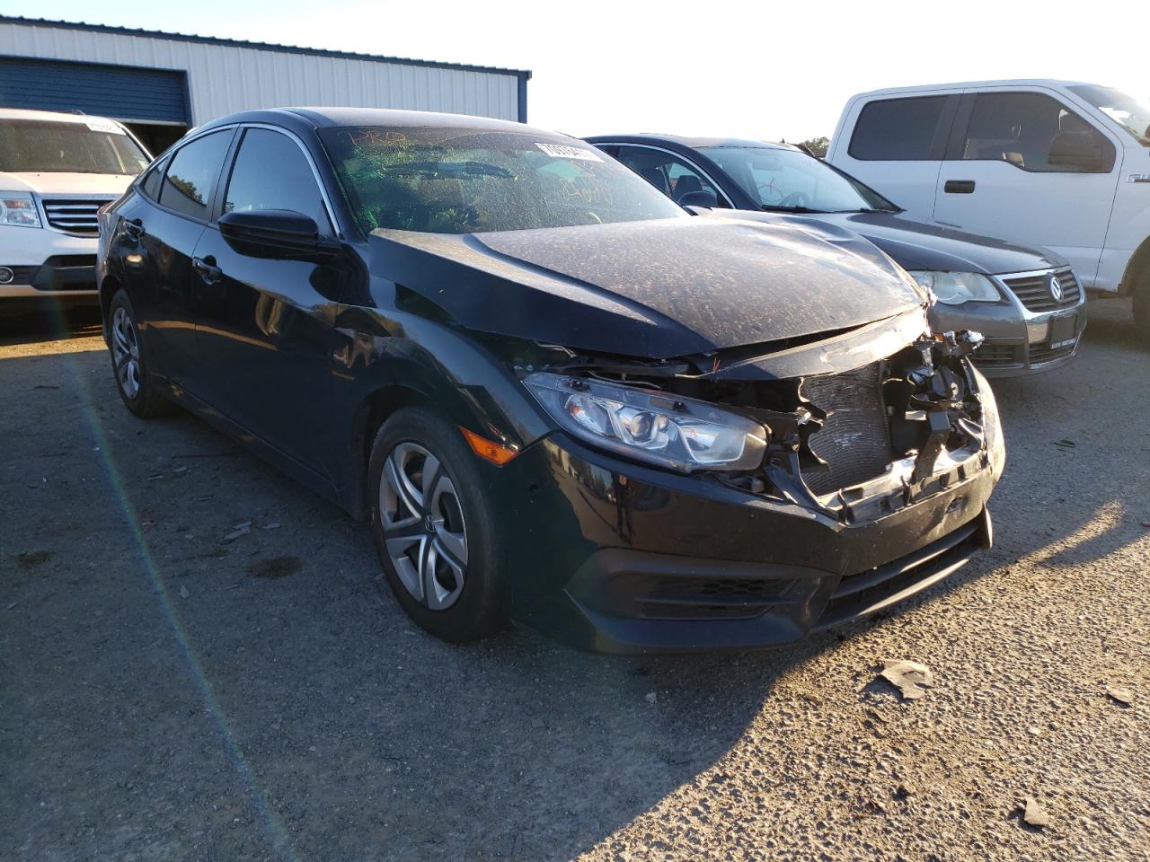 HONDA CIVIC LX 2017 with VIN 19XFC2F55HE053778 - Photo from auction