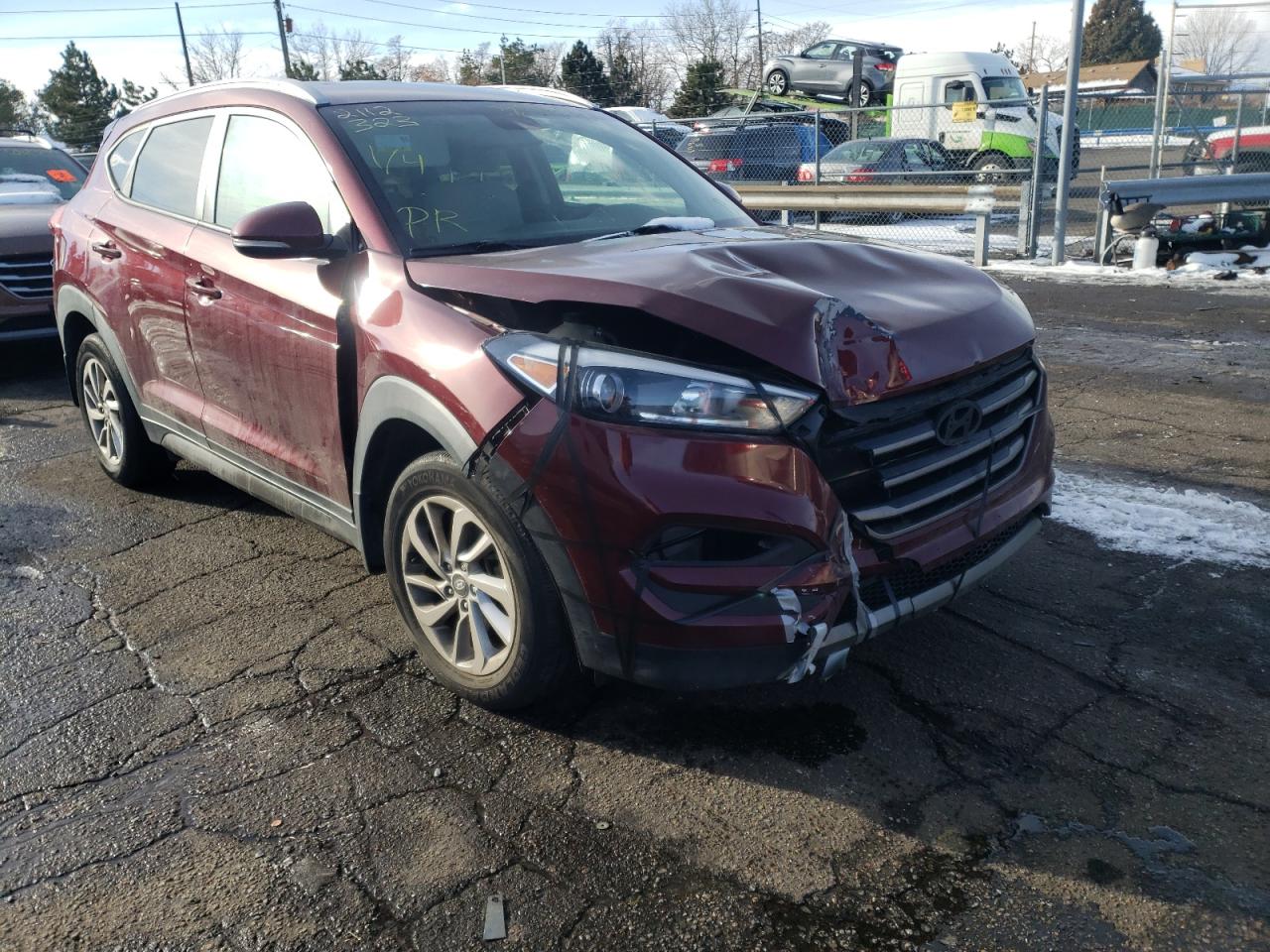 HYUNDAI TUCSON LIM 2016 with VIN KM8J3CA26GU046122 - Photo from auction