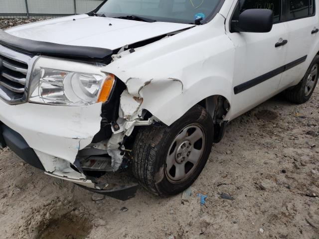 Photo 9 from auction – 2015 HONDA PILOT LX with VIN 5FNYF4H20FB045870