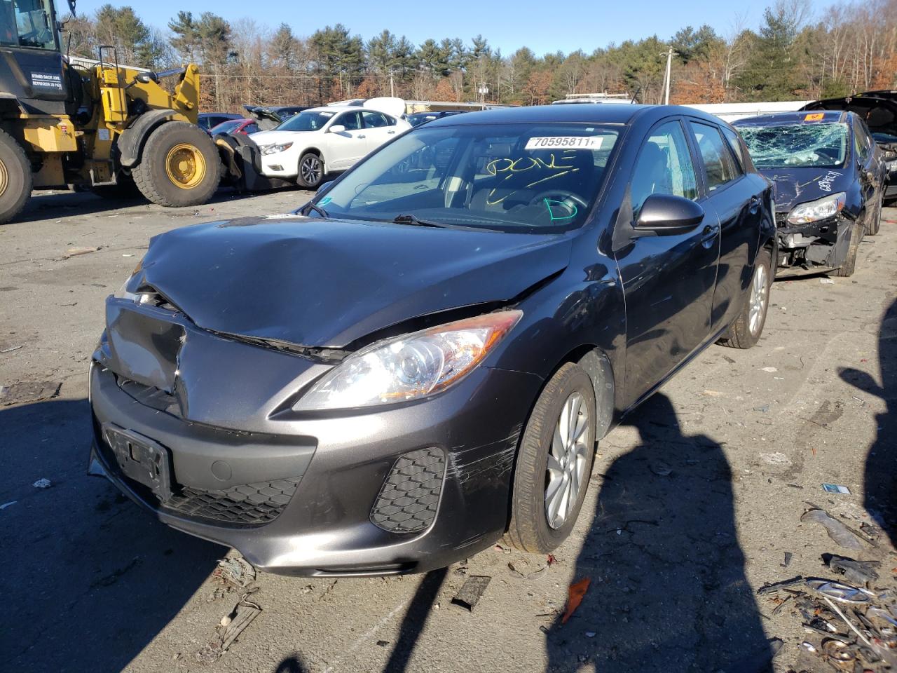 Photo 2 from auction – 2013 MAZDA 3 I with VIN JM1BL1LP0D1843064