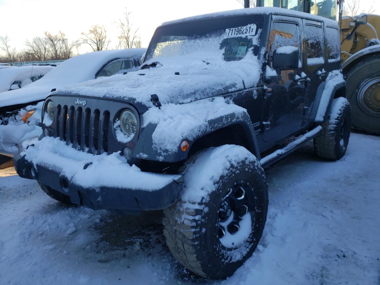 Photo 2 from auction – 2014 JEEP WRANGLER U with VIN 1C4BJWDG0EL299513