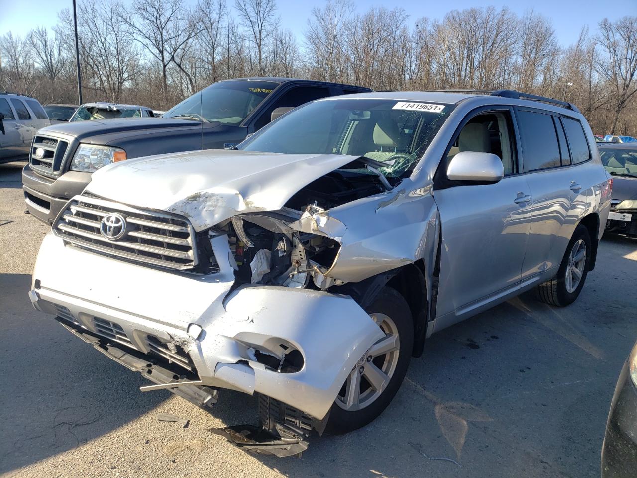 Photo 2 from auction – 2010 TOYOTA HIGHLANDER with VIN 5TDZK3EH9AS003978