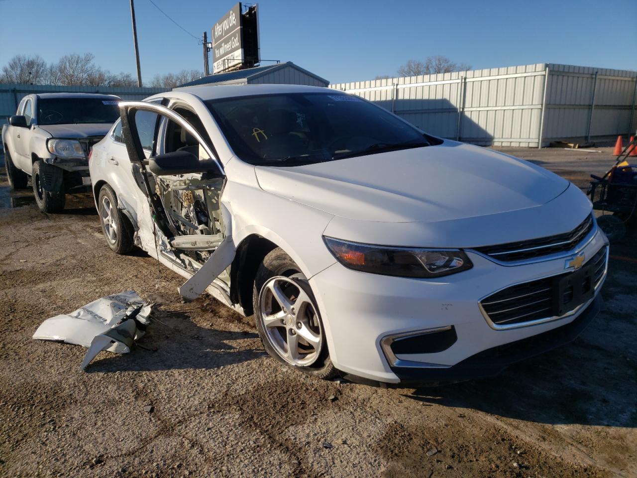 CHEVROLET MALIBU LS 2017 with VIN 1G1ZB5ST3HF147453 - Photo from auction