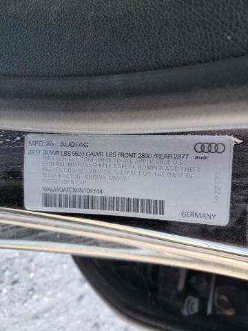 Photo 10 from auction – 2017 AUDI A7 COMPETI with VIN WAUW3AFCXHN104144