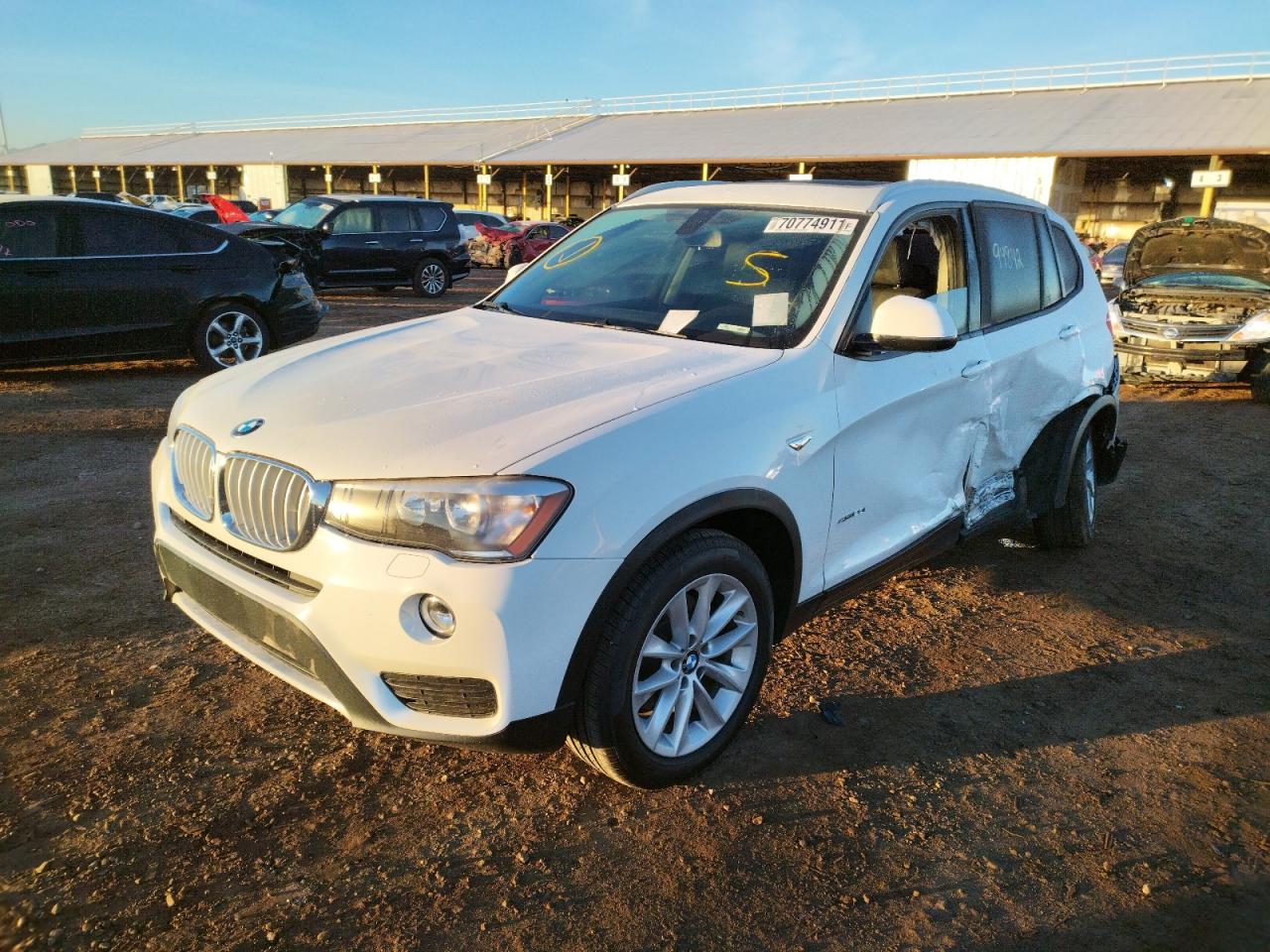 Photo 2 from auction – 2017 BMW X3 SDRIVE2 with VIN 5UXWZ7C37H0V93087