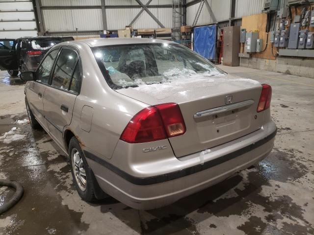 Photo 3 from auction – 2002 HONDA CIVIC DX with VIN 2HGES16172H951088