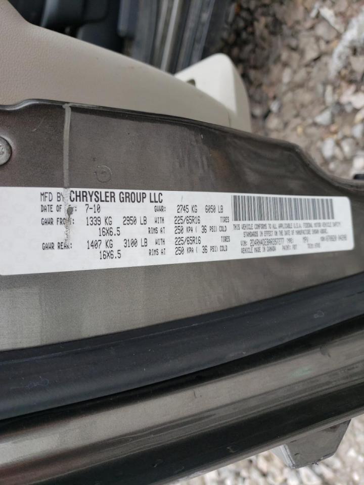 Photo 10 from auction – 2010 DODGE GRAND CARA with VIN 2D4RN4DE8AR397277