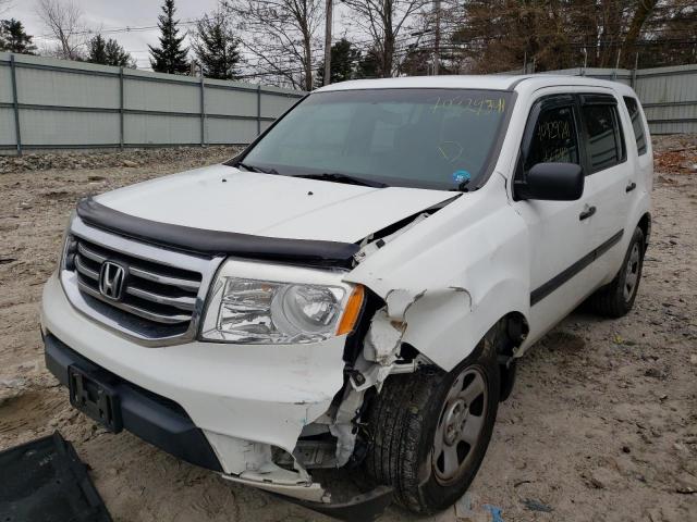 Photo 2 from auction – 2015 HONDA PILOT LX with VIN 5FNYF4H20FB045870