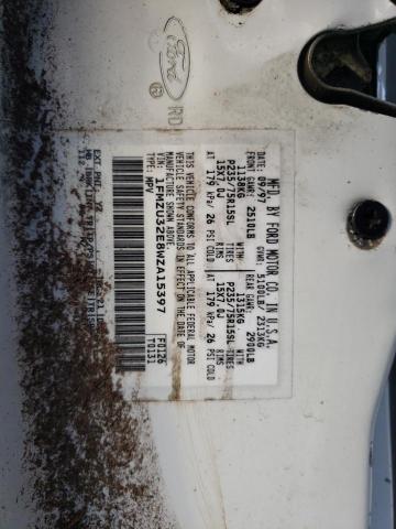 Photo 10 from auction – 1998 FORD EXPLORER with VIN 1FMZU32E8WZA15397