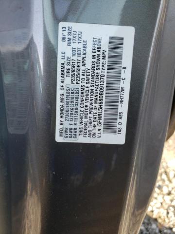 Photo 10 from auction – 2013 HONDA ODYSSEY EX with VIN 5FNRL5H68DB091370