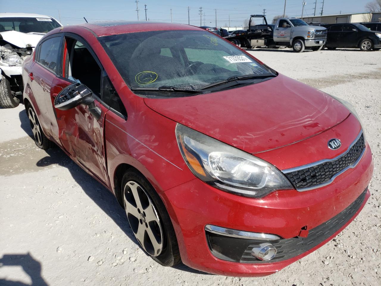 KIA RIO EX 2016 with VIN KNADN4A36G6638616 - Photo from auction