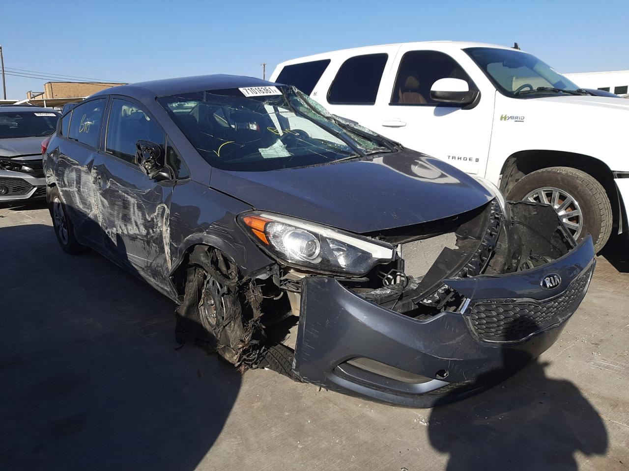 KIA FORTE LX 2016 with VIN KNAFK4A69G5459214 - Photo from auction