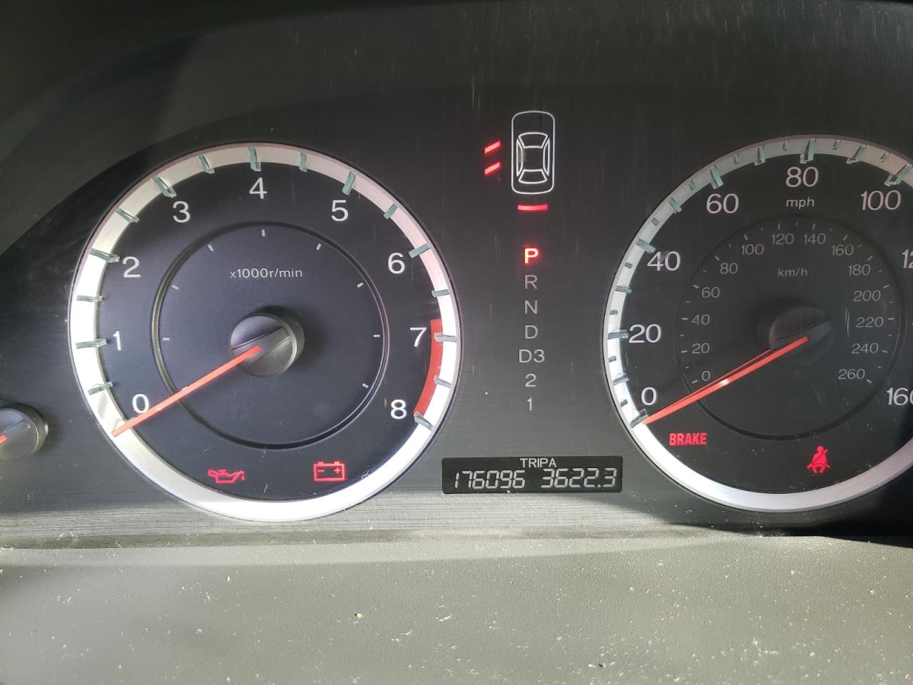Photo 8 from auction – 2010 HONDA ACCORD LX with VIN 1HGCP2F33AA080459