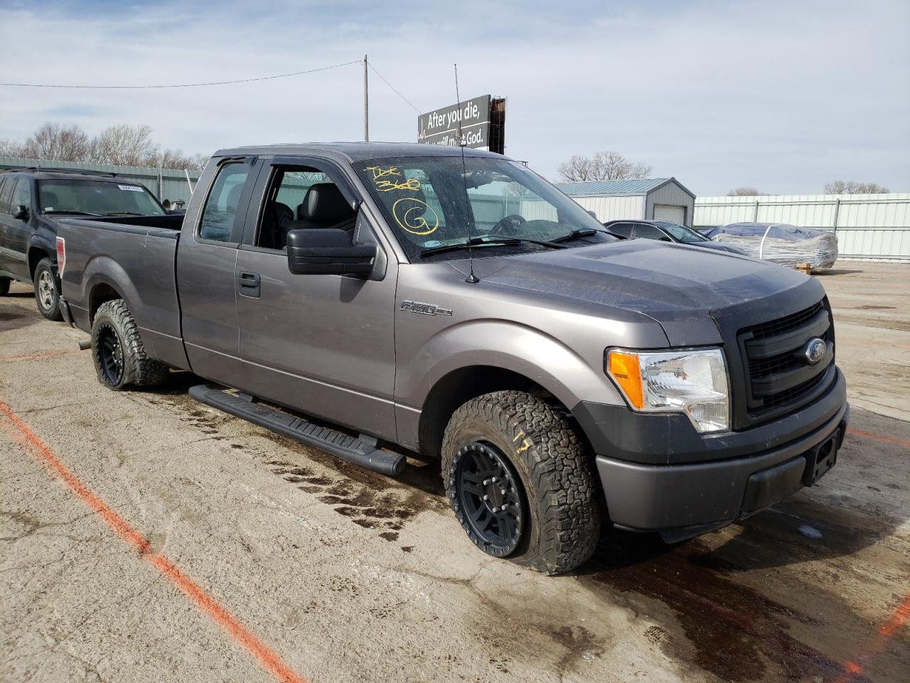 FORD F150 SUPER 2014 with VIN 1FTEX1CM9EKD54133 - Photo from auction