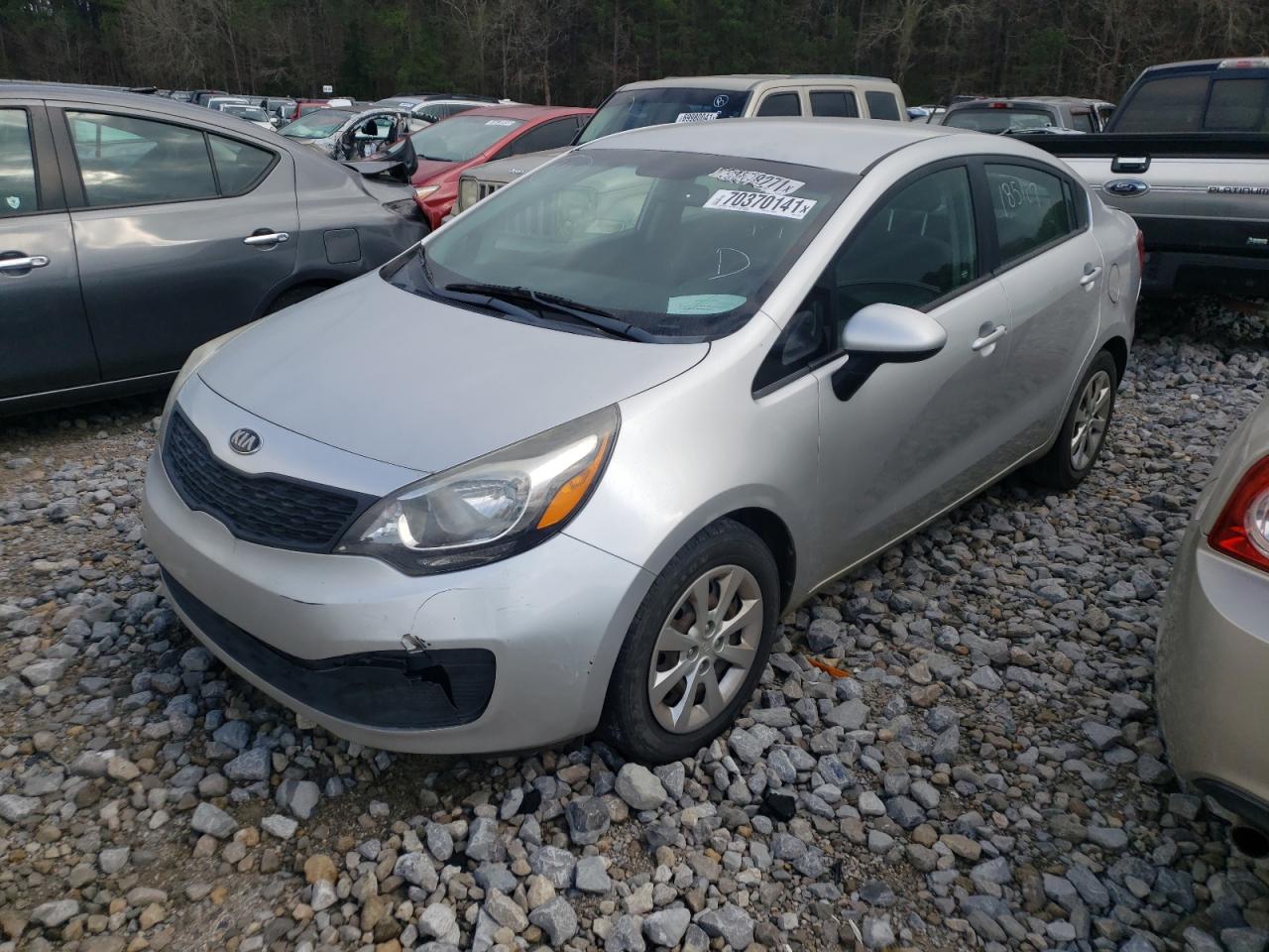 Photo 2 from auction – 2014 KIA RIO LX with VIN KNADM4A36E6379593