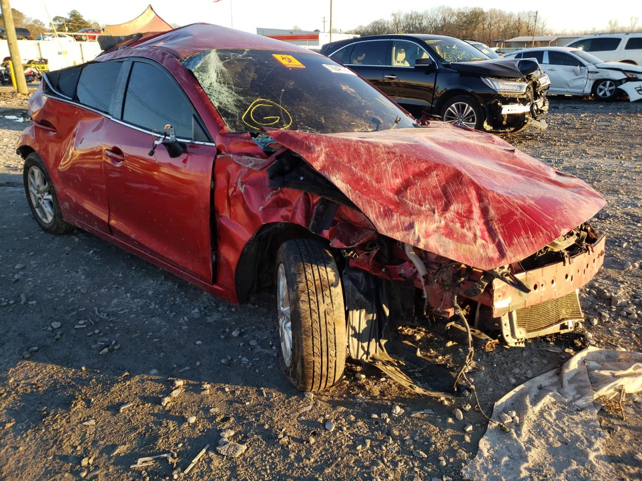 Photo 1 from auction – 2014 MAZDA 3 TOURING with VIN JM1BM1V76E1143206