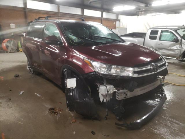 TOYOTA HIGHLANDER 2018 with VIN 5TDJZRFH1JS830660 - Photo from auction