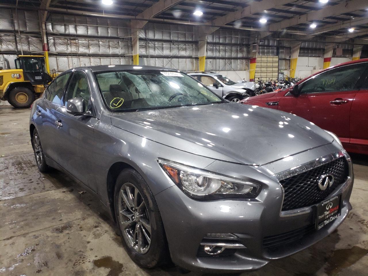 INFINITI Q50 PREMIU 2017 with VIN JN1EV7AR3HM840875 - Photo from auction