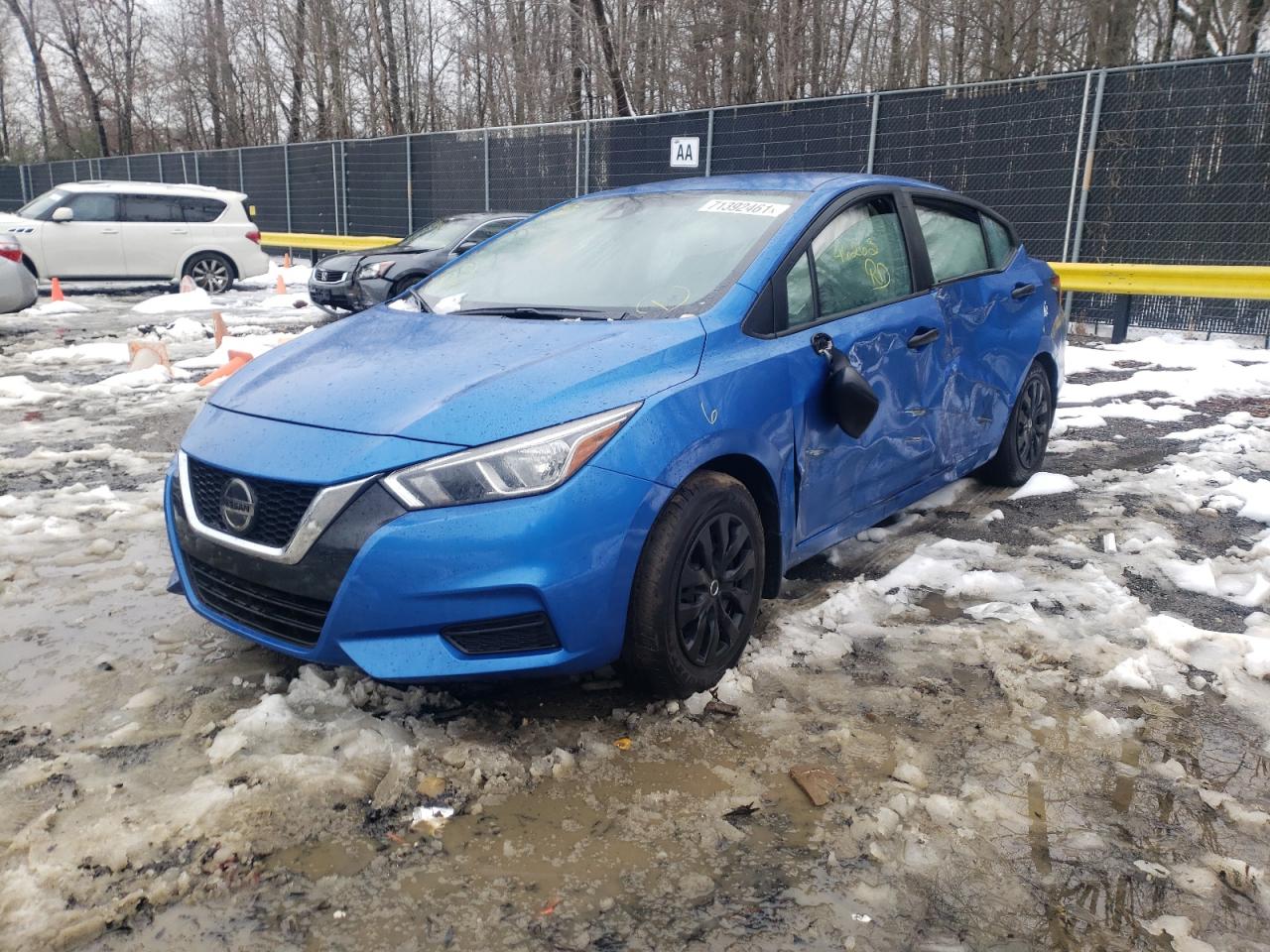 Photo 2 from auction – 2020 NISSAN VERSA S with VIN 3N1CN8DV9LL867149