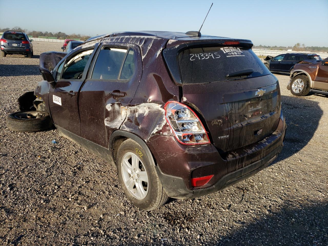 Photo 3 from auction – 2021 CHEVROLET TRAX LS with VIN KL7CJKSB9MB307937