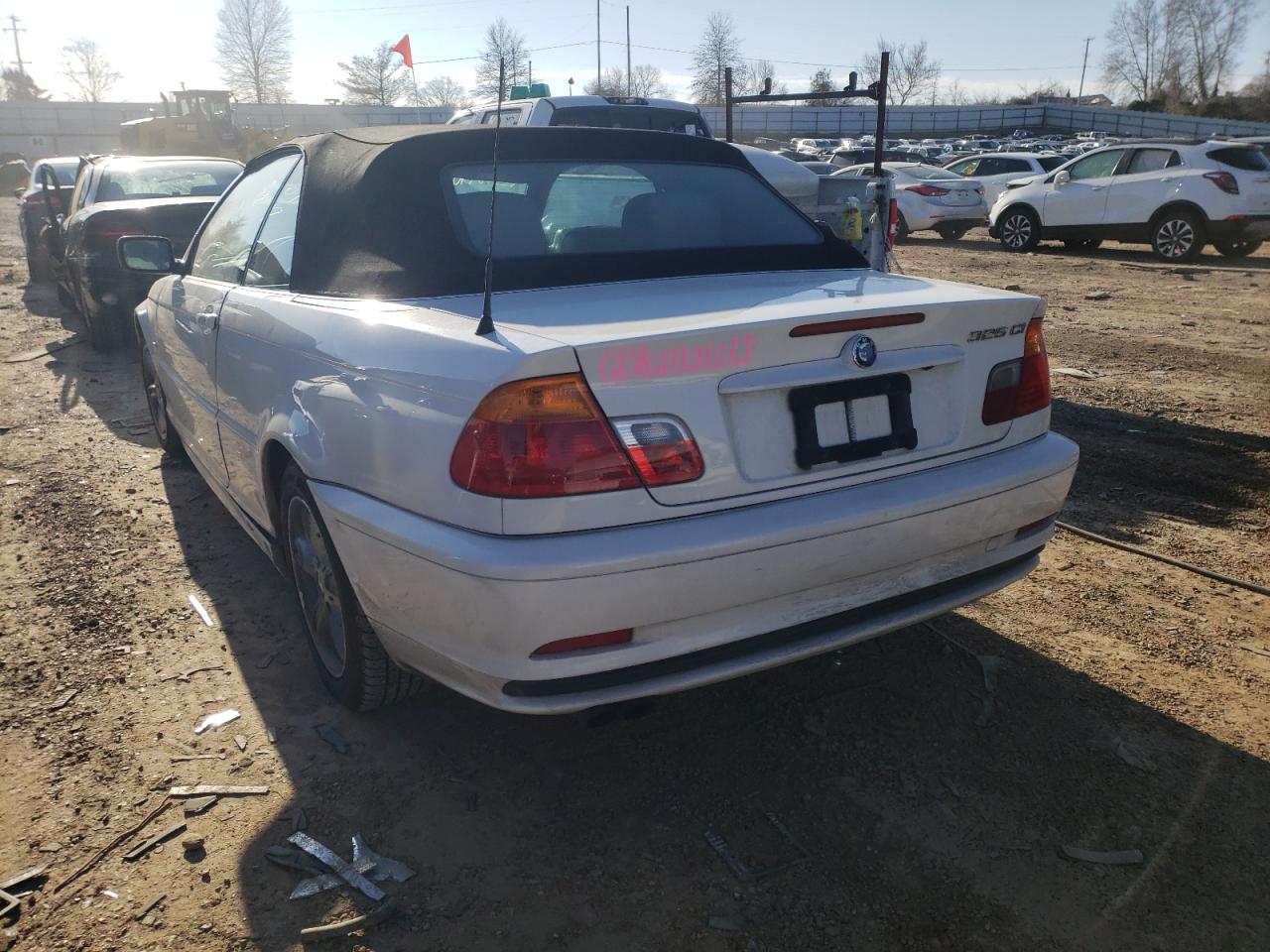 Photo 3 from auction – 2001 BMW 325 CI with VIN WBABS33491JY55663