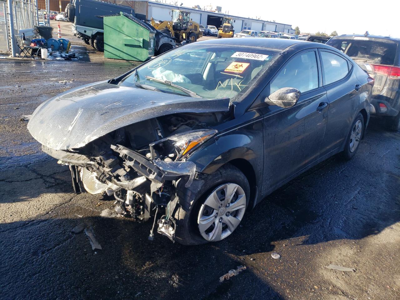 Photo 2 from auction – 2016 HYUNDAI ELANTRA SE with VIN 5NPDH4AE0GH722013