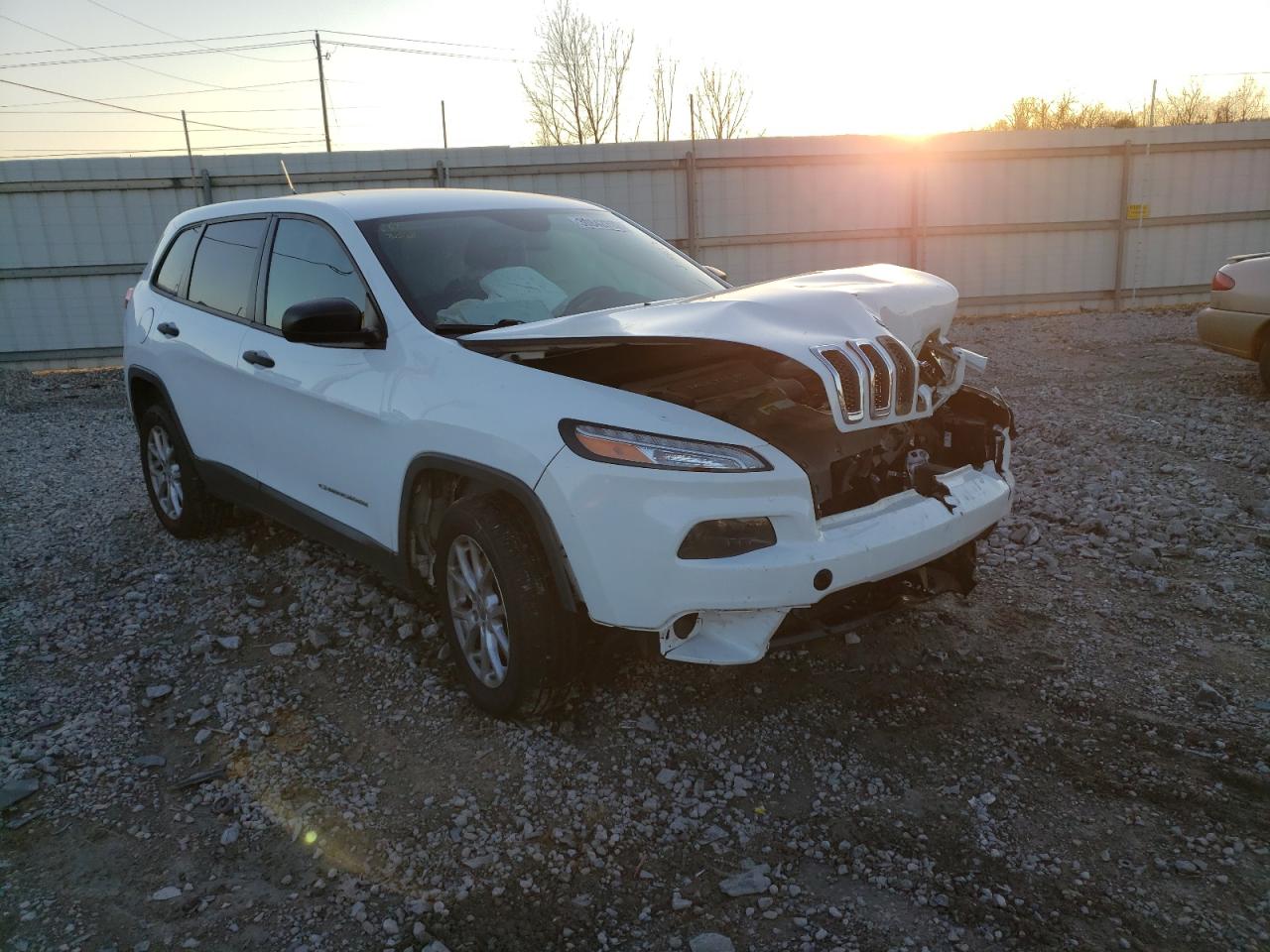 JEEP CHEROKEE S 2014 with VIN 1C4PJLAB3EW126919 - Photo from auction