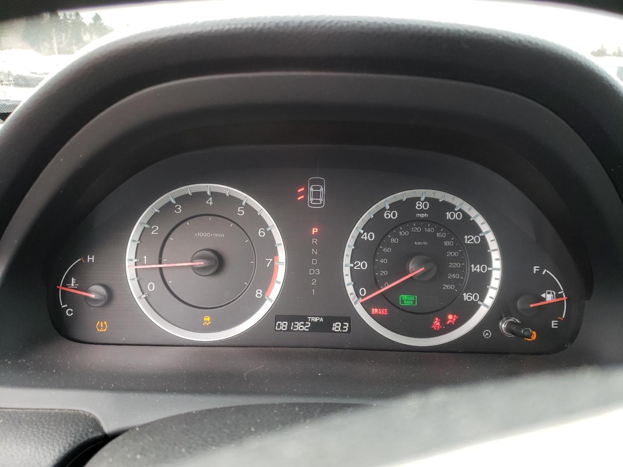Photo 8 from auction – 2012 HONDA ACCORD LXP with VIN 1HGCP2F45CA047815