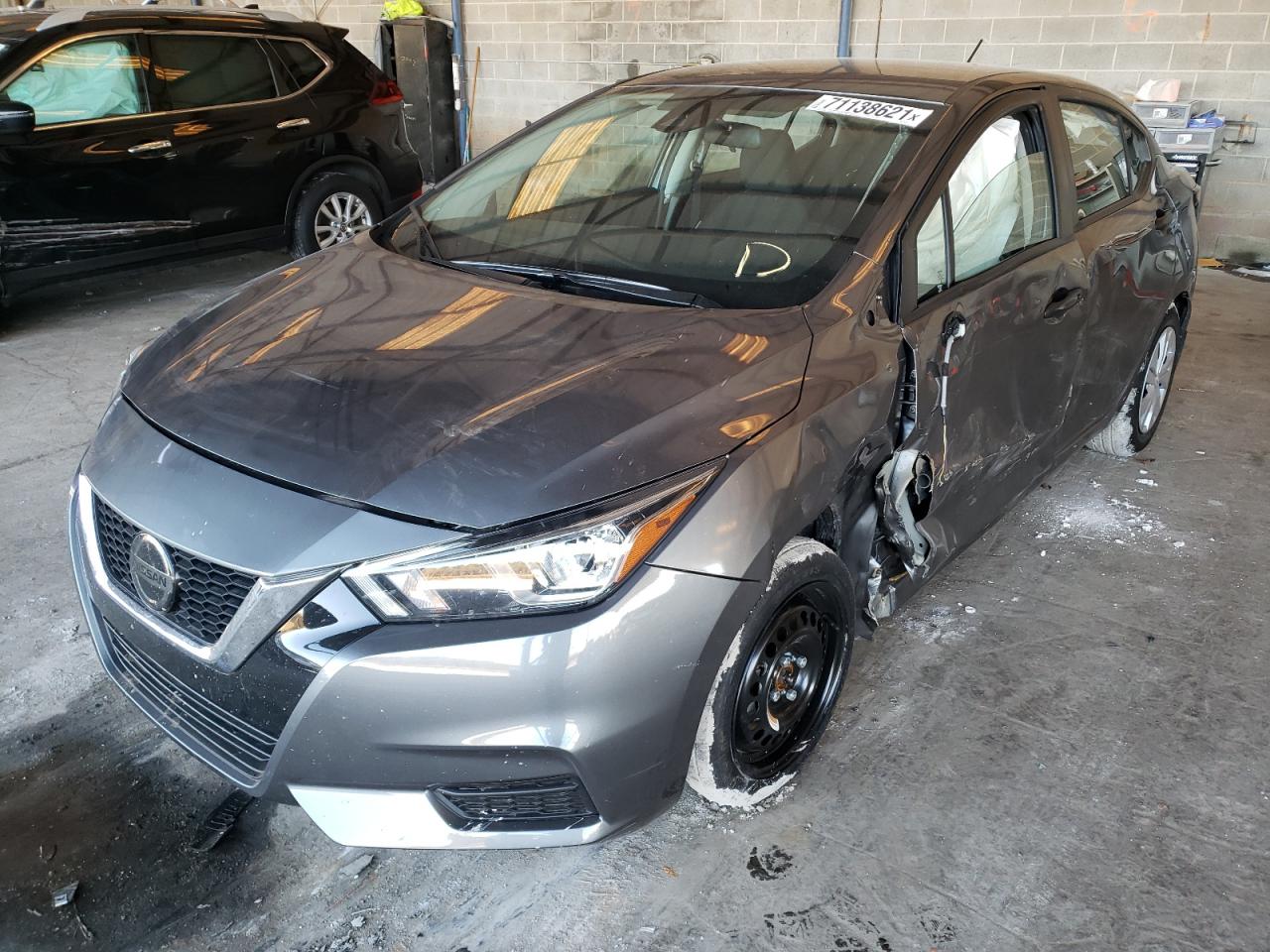 Photo 2 from auction – 2021 NISSAN VERSA S with VIN 3N1CN8DV6ML907012