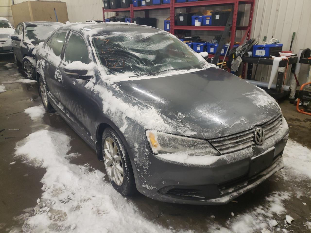 VOLKSWAGEN JETTA SE 2012 with VIN 3VWDP7AJ2CM124637 - Photo from auction
