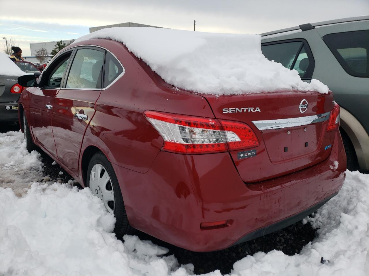 Photo 3 from auction – 2014 NISSAN SENTRA S with VIN 3N1AB7AP2EY261584