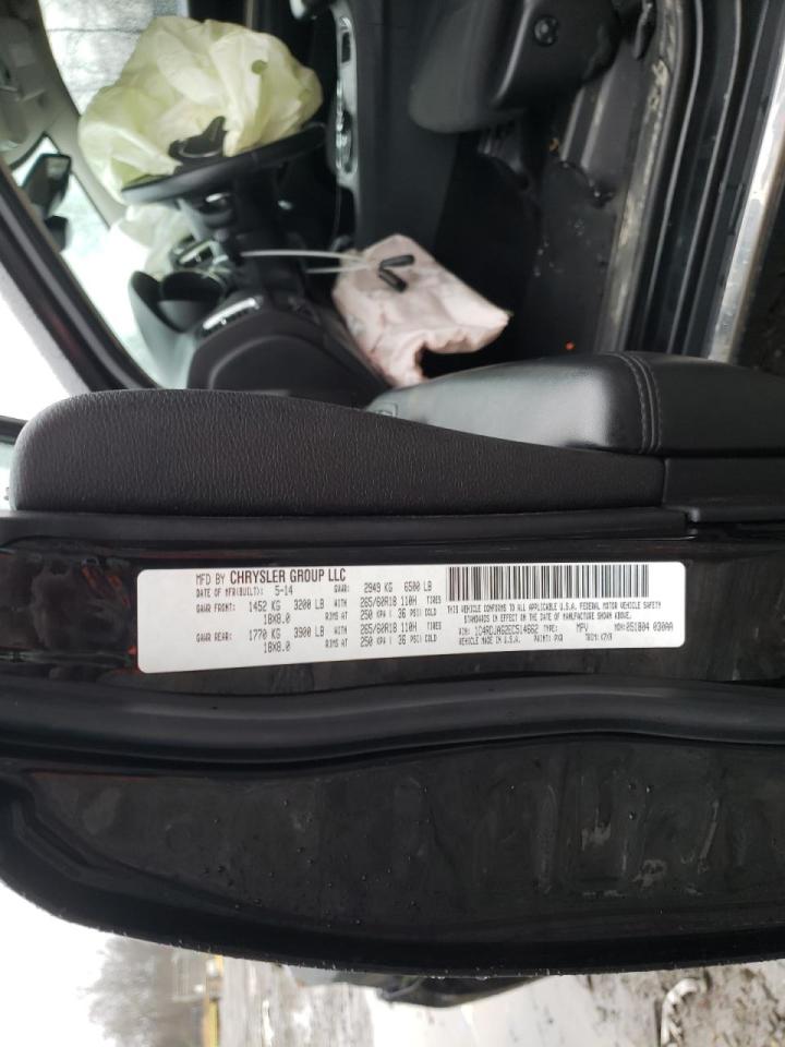 Photo 10 from auction – 2014 DODGE DURANGO SX with VIN 1C4RDJAG2EC514662