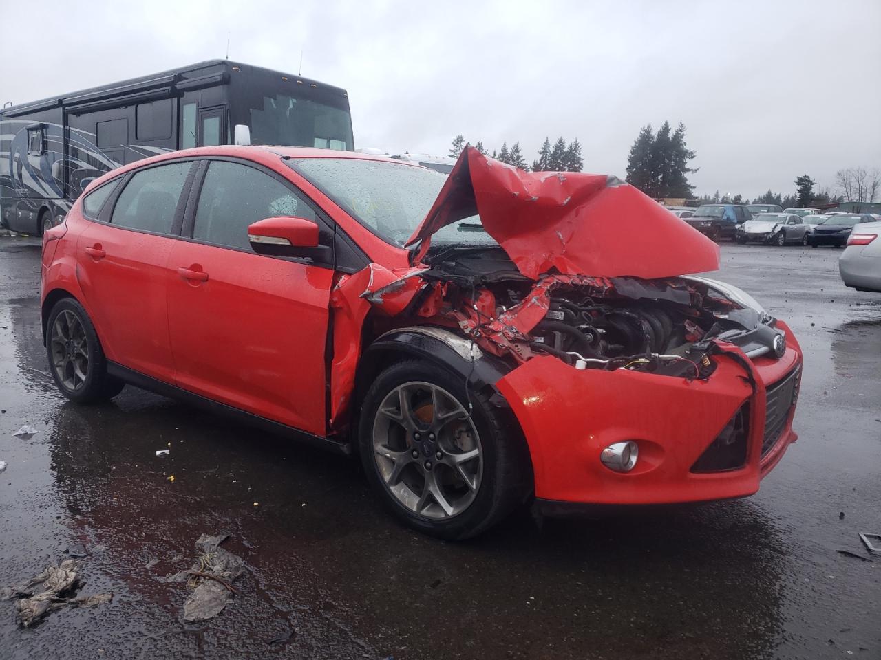 FORD FOCUS SE 2014 with VIN 1FADP3K25EL408115 - Photo from auction