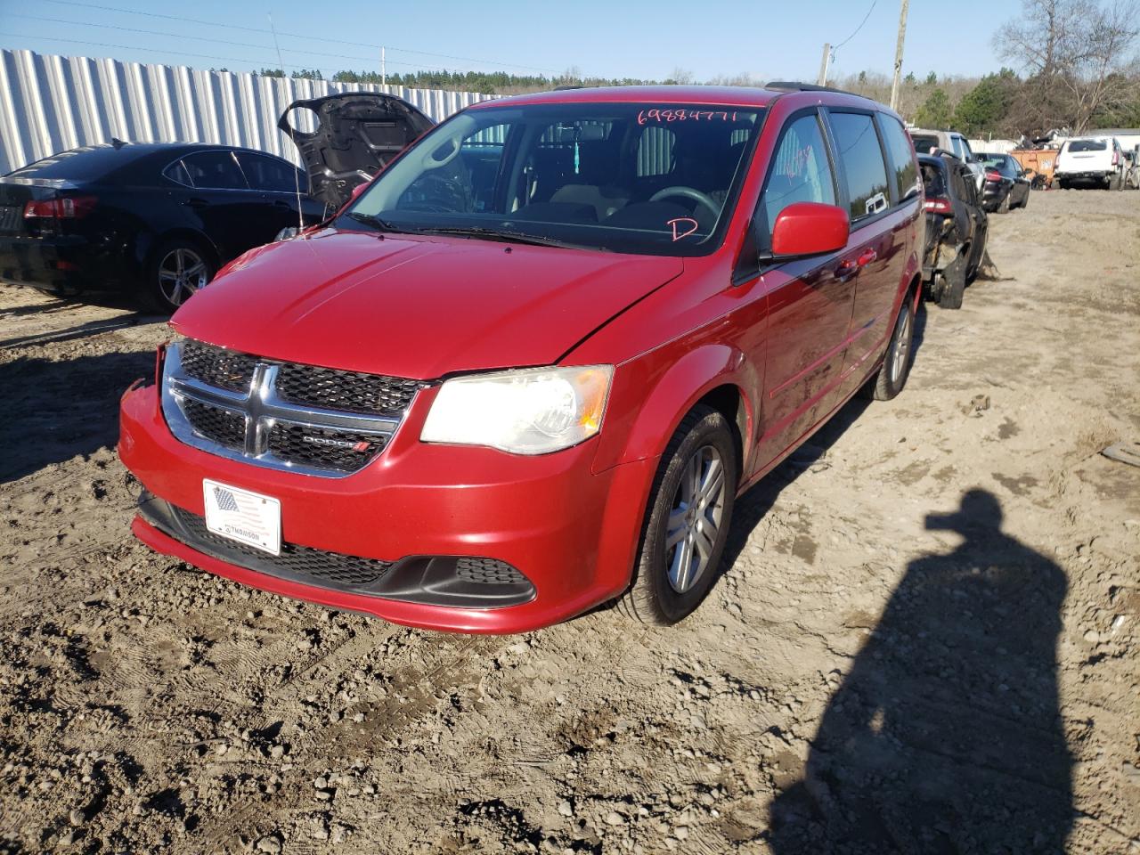 Foto 2 de la subasta – 2012 DODGE GRAND CARA con VIN 2C4RDGCG5CR322947