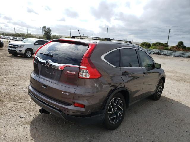 Photo 4 from auction – 2016 HONDA CR-V SE with VIN 2HKRM4H4XGH686376