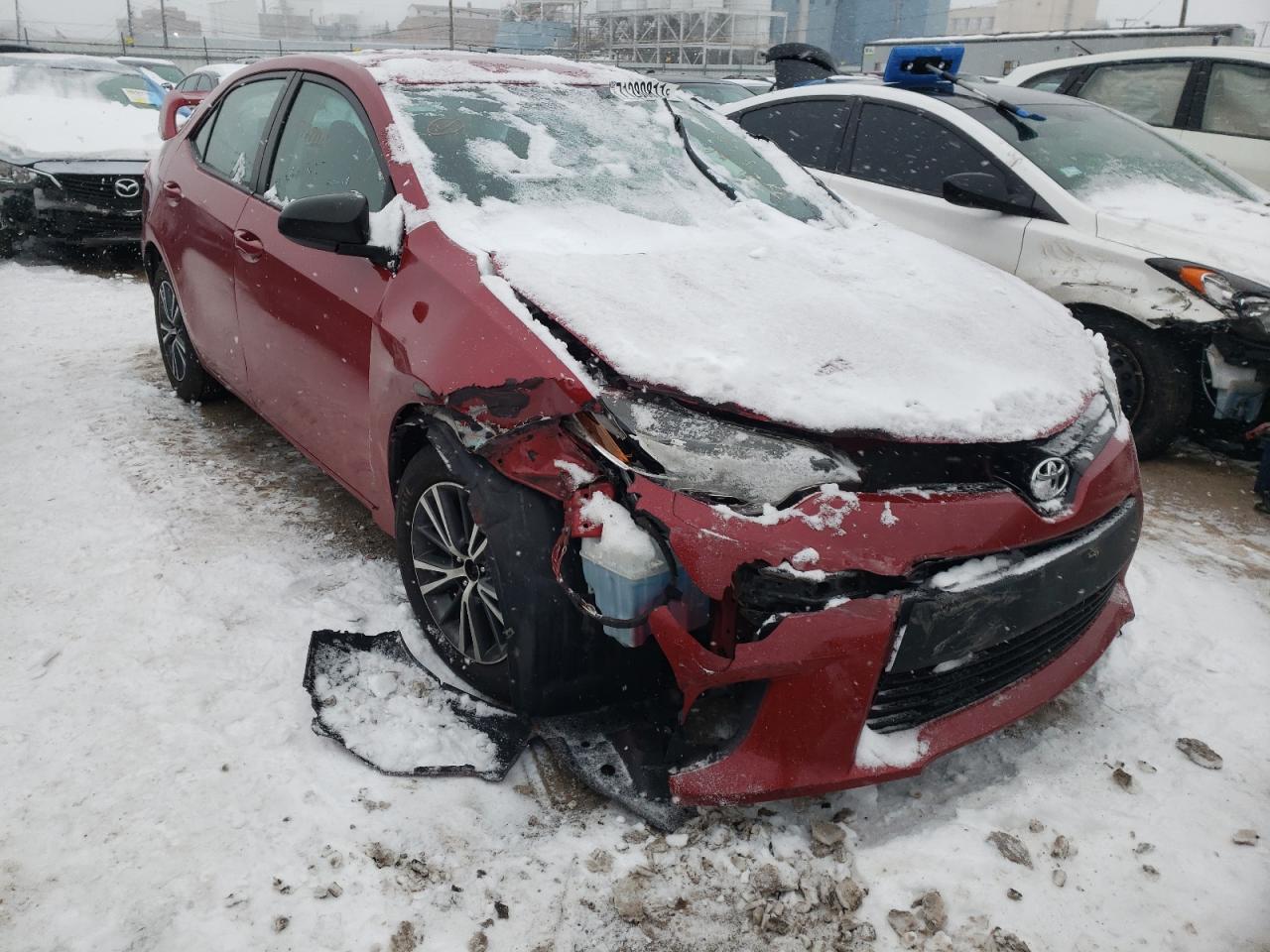 TOYOTA COROLLA L 2015 with VIN 5YFBURHE6FP283391 - Photo from auction