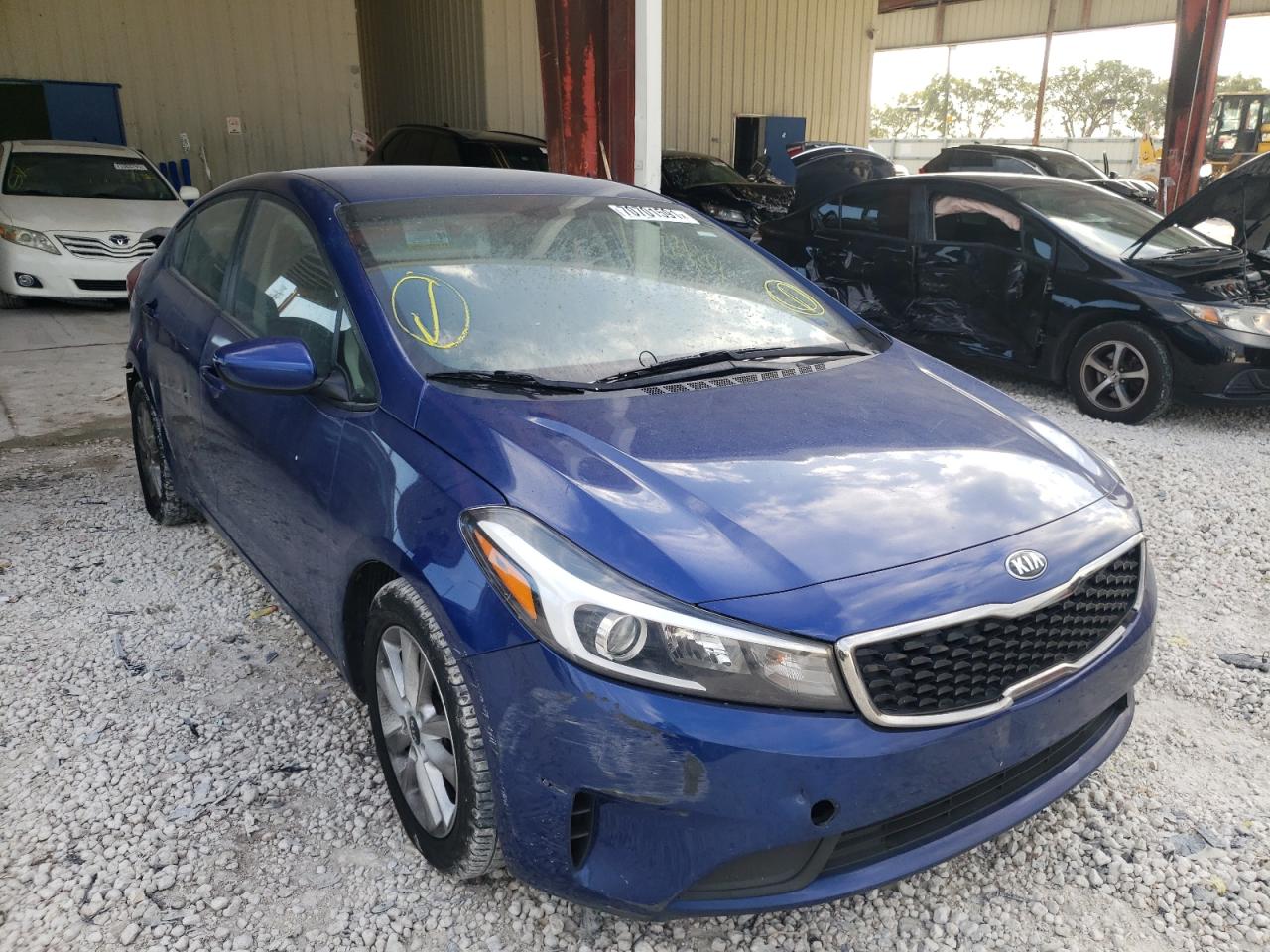 KIA FORTE LX 2017 with VIN 3KPFL4A75HE006898 - Photo from auction