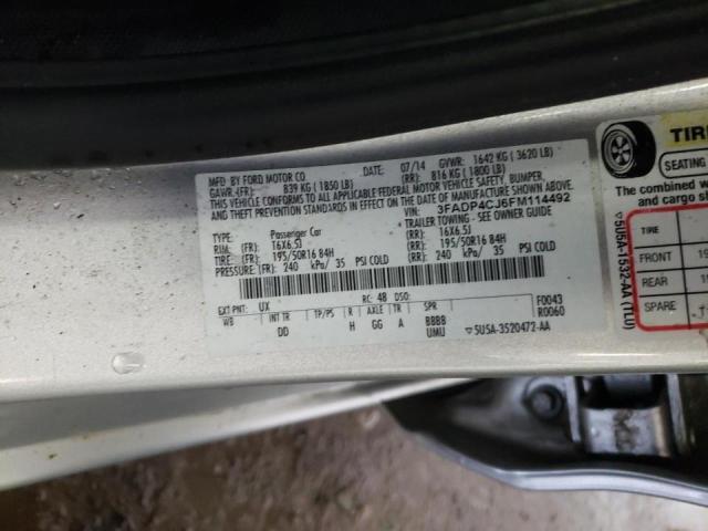 Photo 10 from auction – 2015 FORD FIESTA TIT with VIN 3FADP4CJ6FM114492