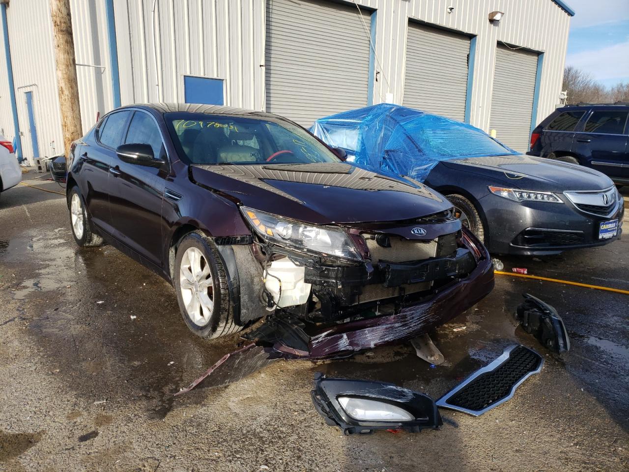 KIA OPTIMA EX 2012 with VIN 5XXGN4A77CG022566 - Photo from auction