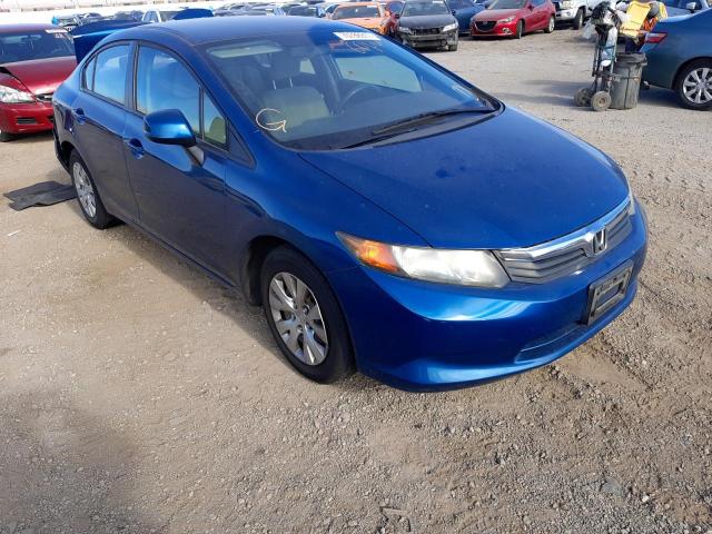 HONDA CIVIC LX 2012 with VIN 19XFB2F58CE349387 - Photo from auction