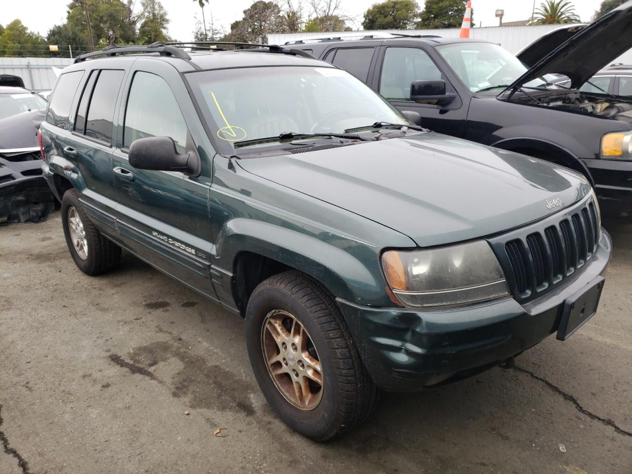 JEEP GRAND CHER 2000 with VIN 1J4GW58N7YC405402 - Photo from auction