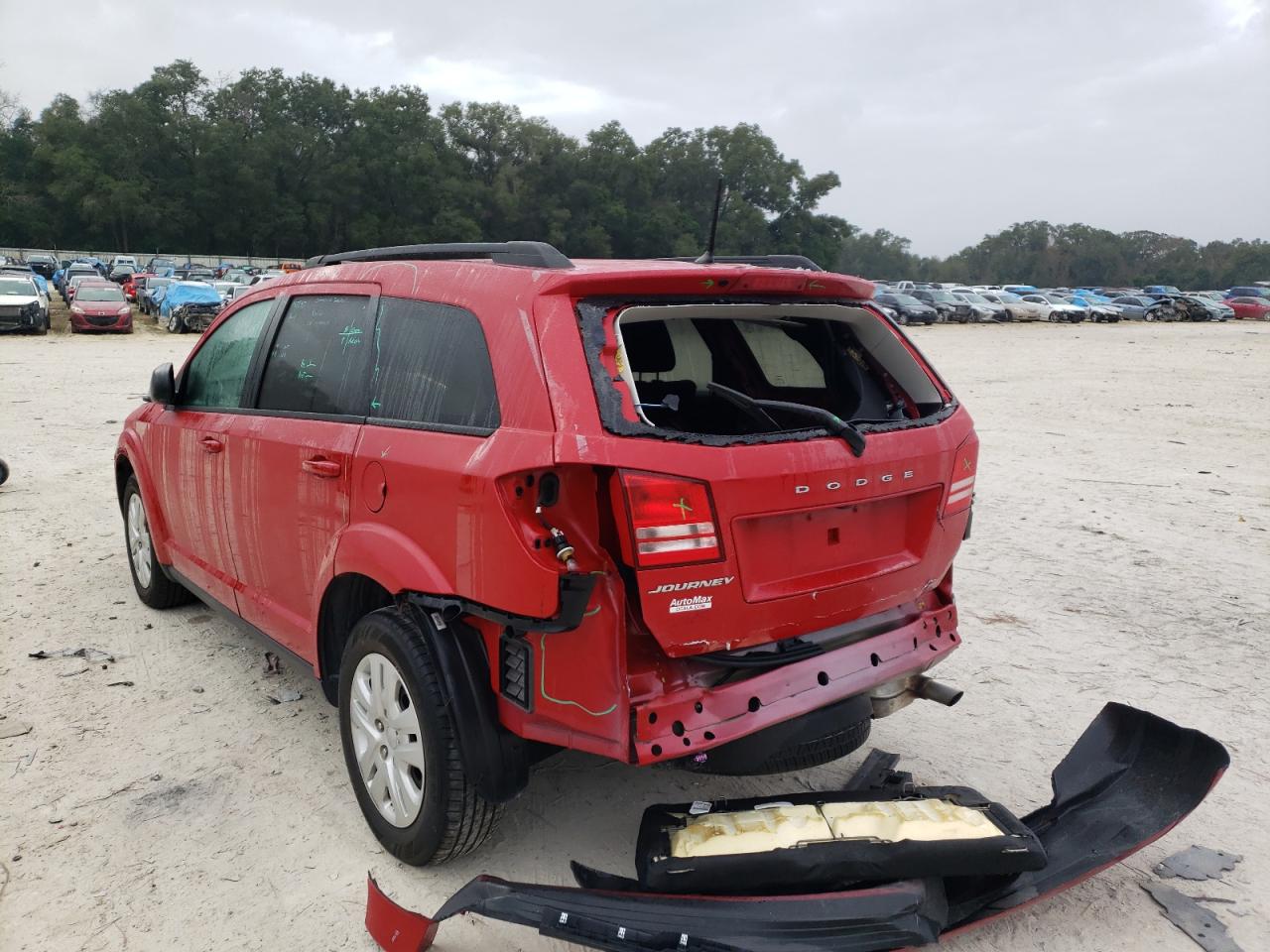 Photo 3 from auction – 2018 DODGE JOURNEY SE with VIN 3C4PDCAB4JT534790