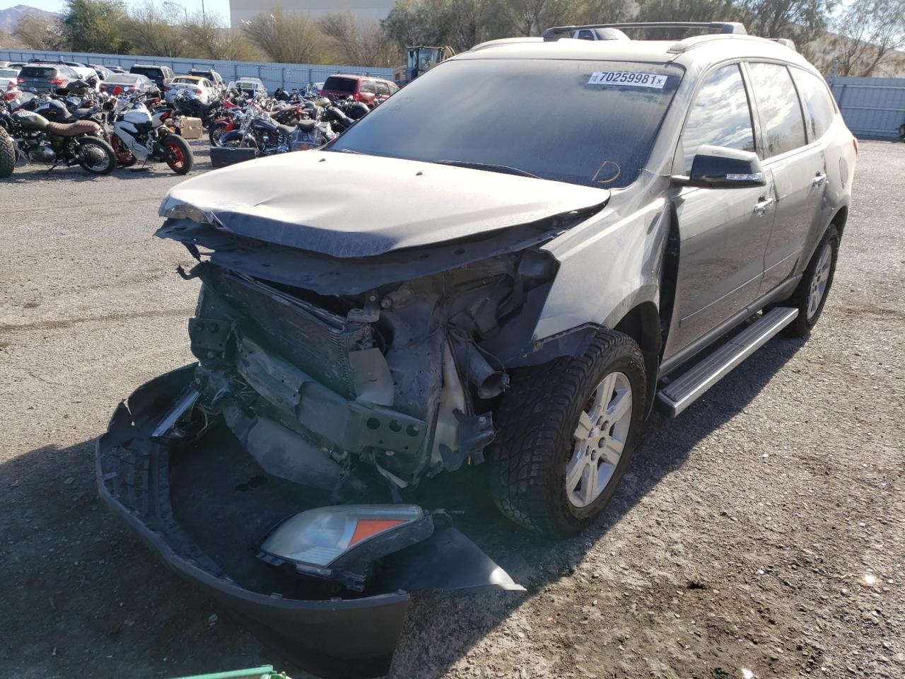 Photo 2 from auction – 2011 CHEVROLET TRAVERSE L with VIN 1GNKRGED7BJ210585